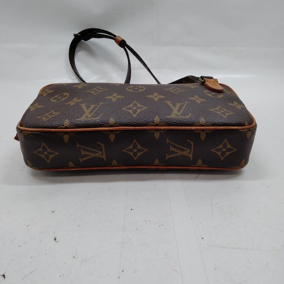 Louis Vuitton LV Shoulder Bag Pochette Marly Bandouliere Brown Monogram 1050695 - Picture 5 of 9